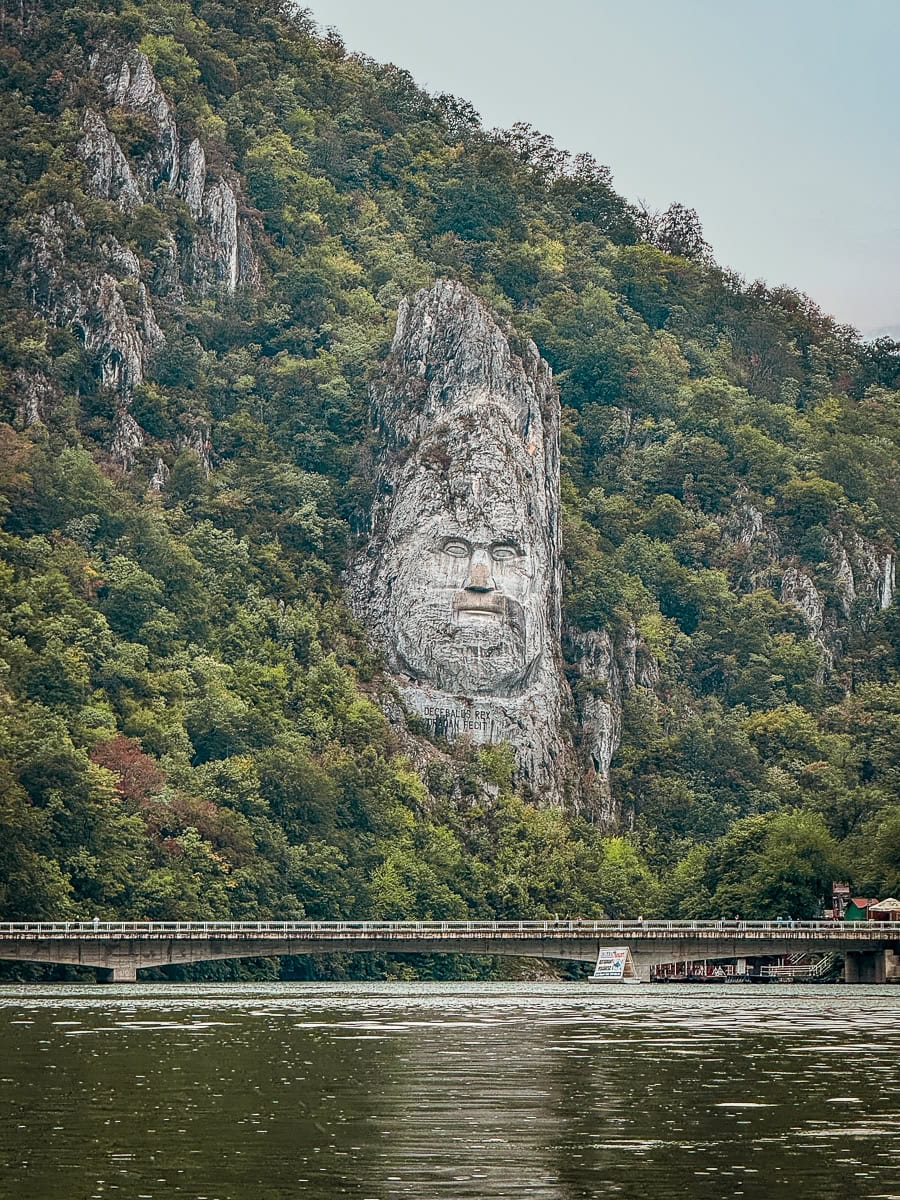 King Decebalus Sculpture 
