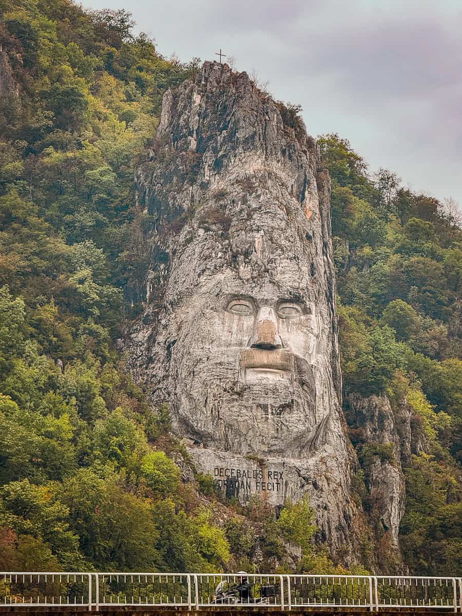 King Decebalus Sculpture 
