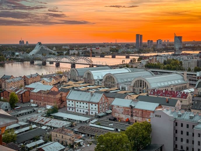 View from the Latvian Academy of Sciences
