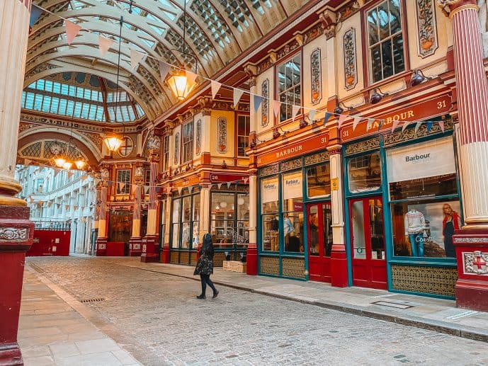 Leadenhall Market Harry Potter filming locations