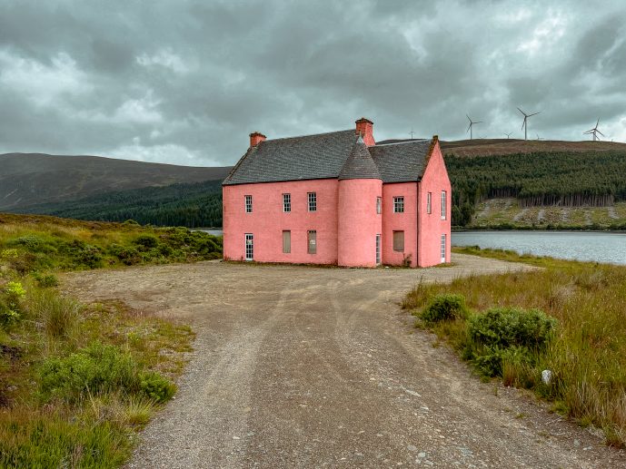 Loch Glass Pink House