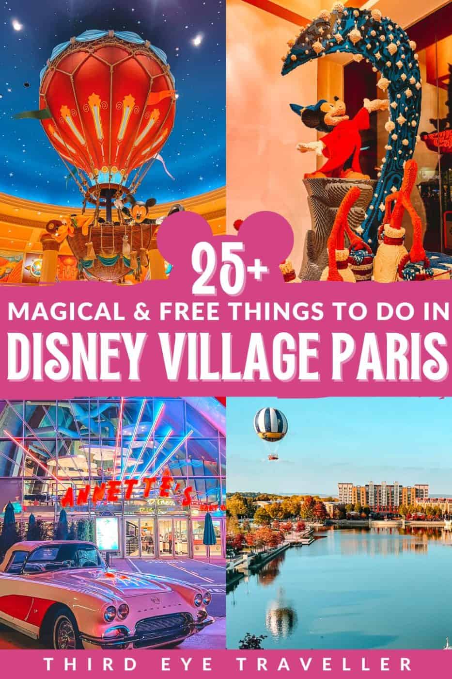 Free things to do in Disney Village Paris