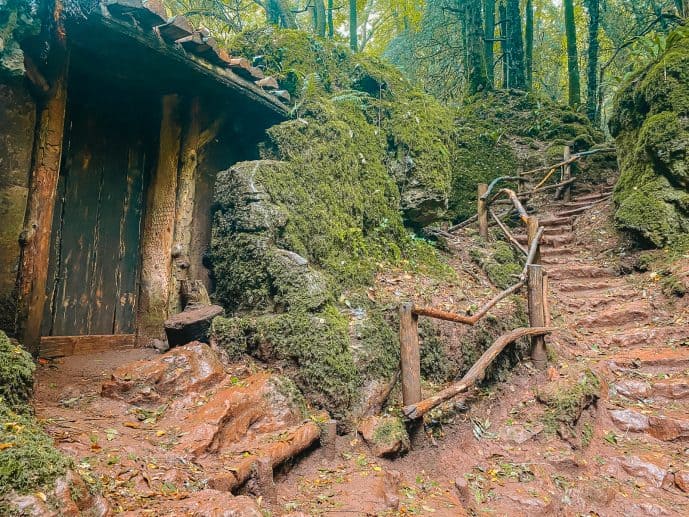 8+ Magical Merlin Puzzlewood Filming Locations You Must Visit in the Forest of Dean! 16 Morganas Hovel Hut in Puzzlewood