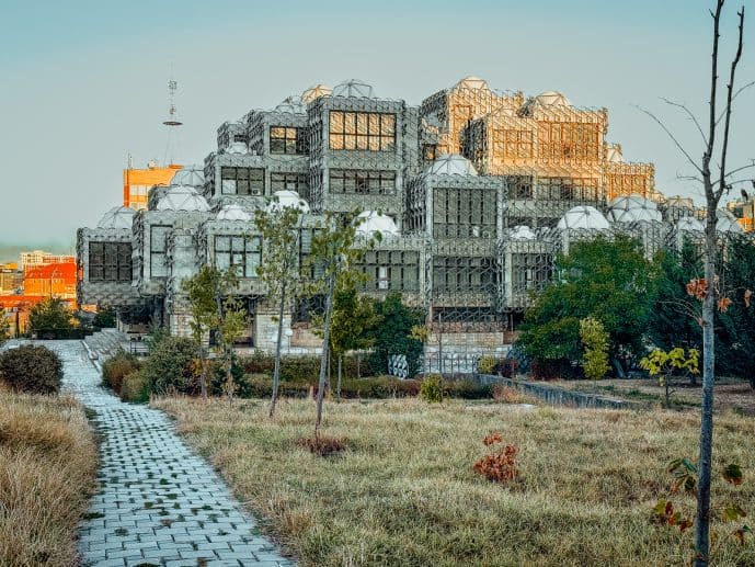 National Library of Kosovo - Is this the Ugliest Building in the World? 2 National Library of Kosovo Ugliest Building in the World