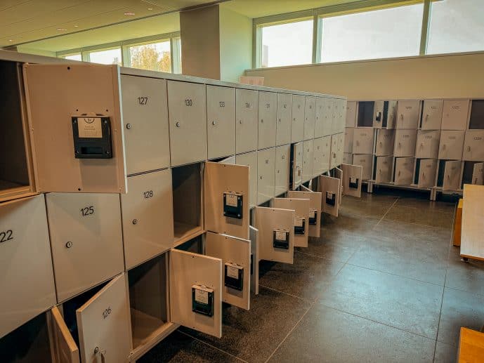 National Library of Latvia lockers