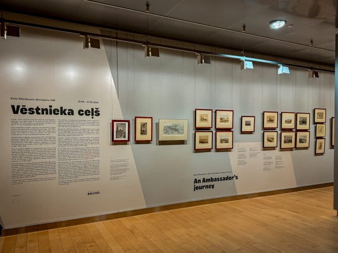 National Library of Latvia exhibition 