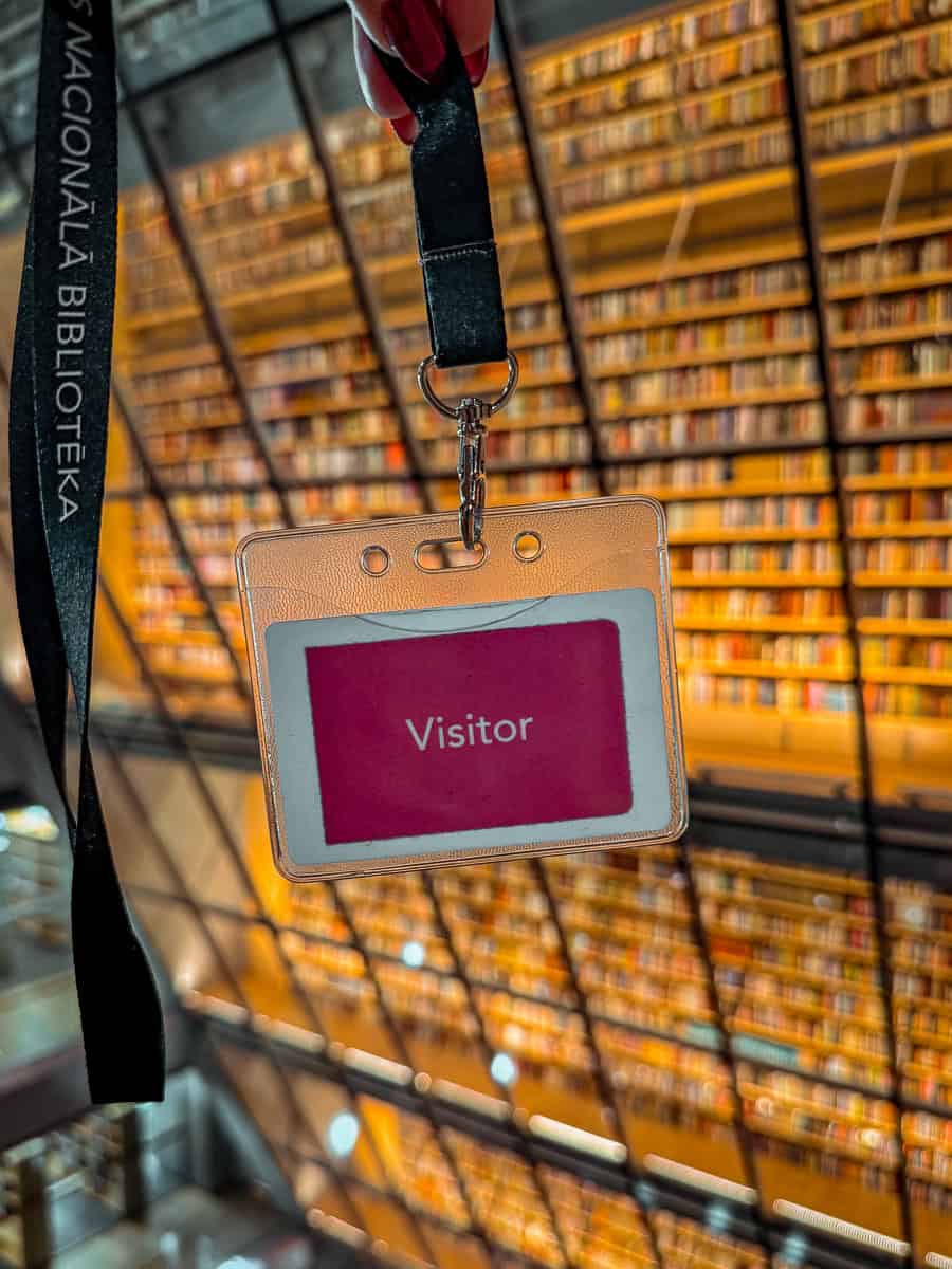 National Library of Latvia Visitor Pass