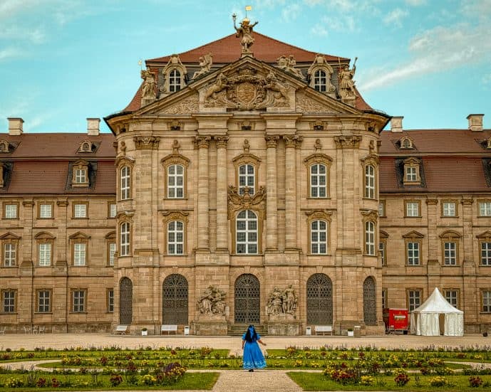 Schonbrunn Palace The Empress filming location Schloss Weißenstein