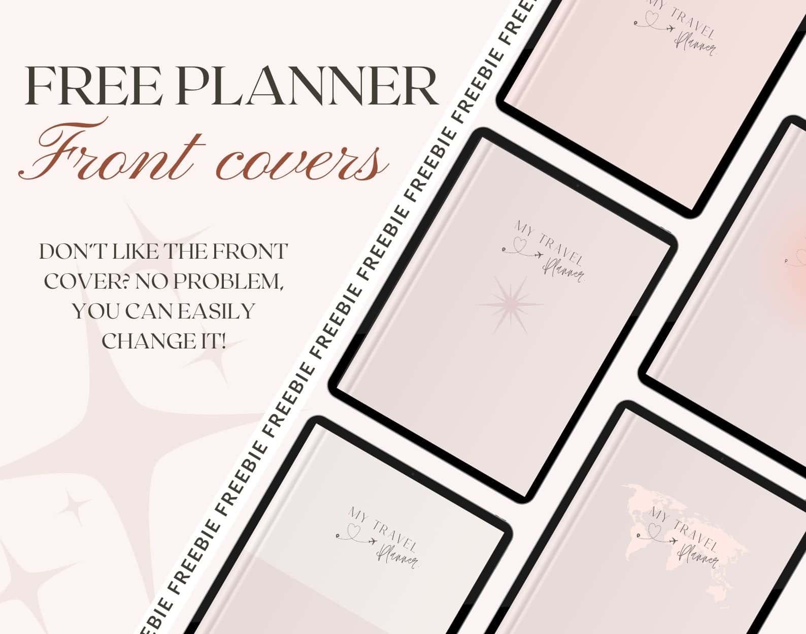 New Digital Planner Front Covers