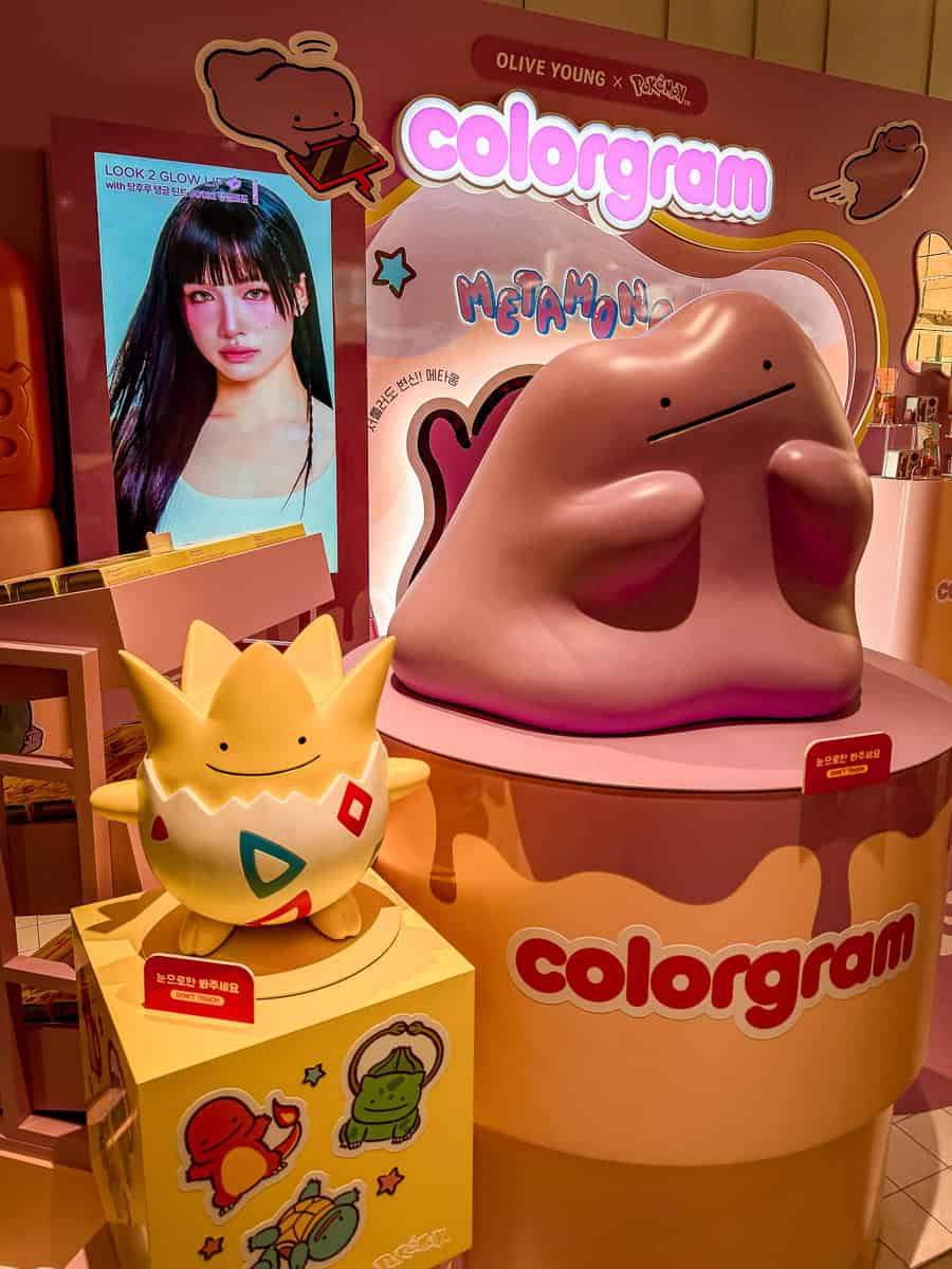 Metamong Playground in Seoul - A Complete Visitor Guide! 37 Olive Young Pokemon Collaboration