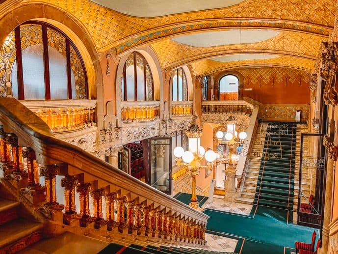 Palau de la Musica Catalana grand staircase