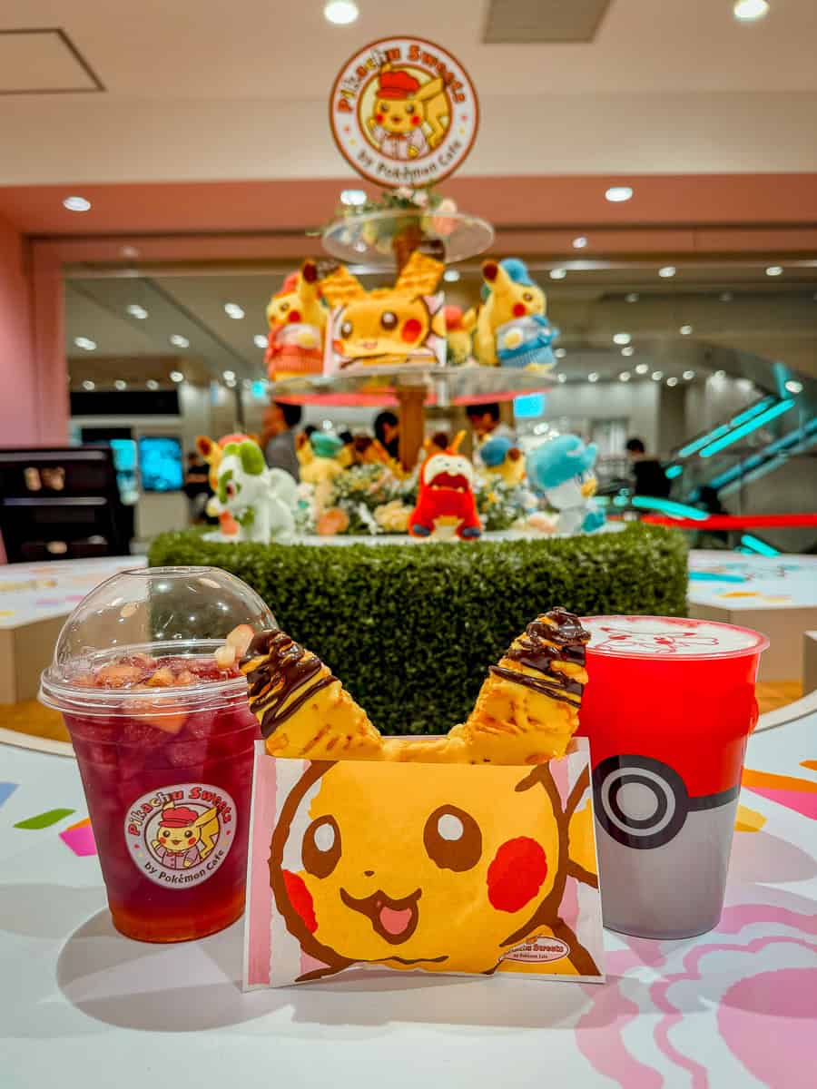 Pikachu Sweets Cafe Tokyo