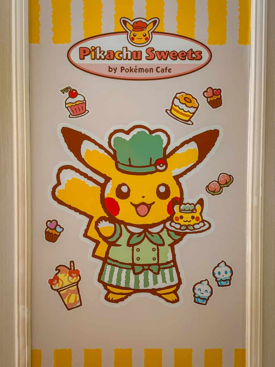 Pikachu Sweets Cafe Tokyo Japan