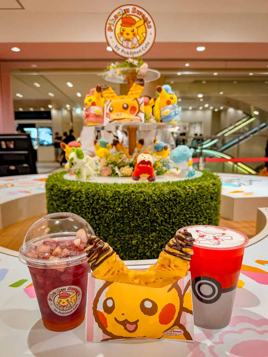 Pikachu Sweets Cafe Tokyo Japan