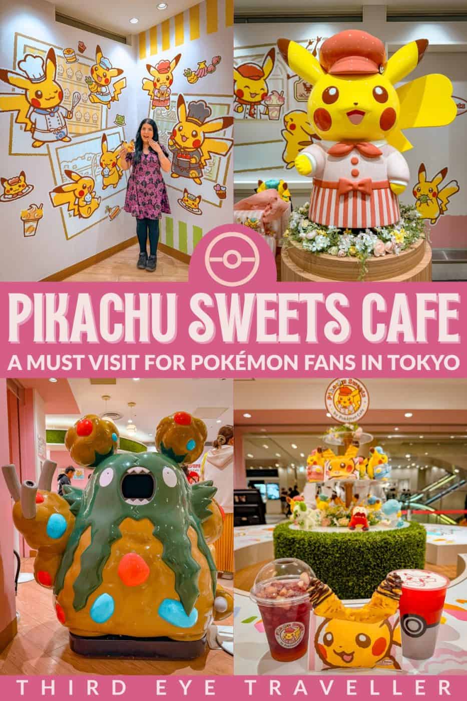 Pikachu Sweets Cafe Tokyo Japan