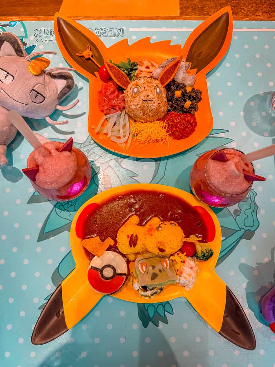 Pokemon Cafe Menu