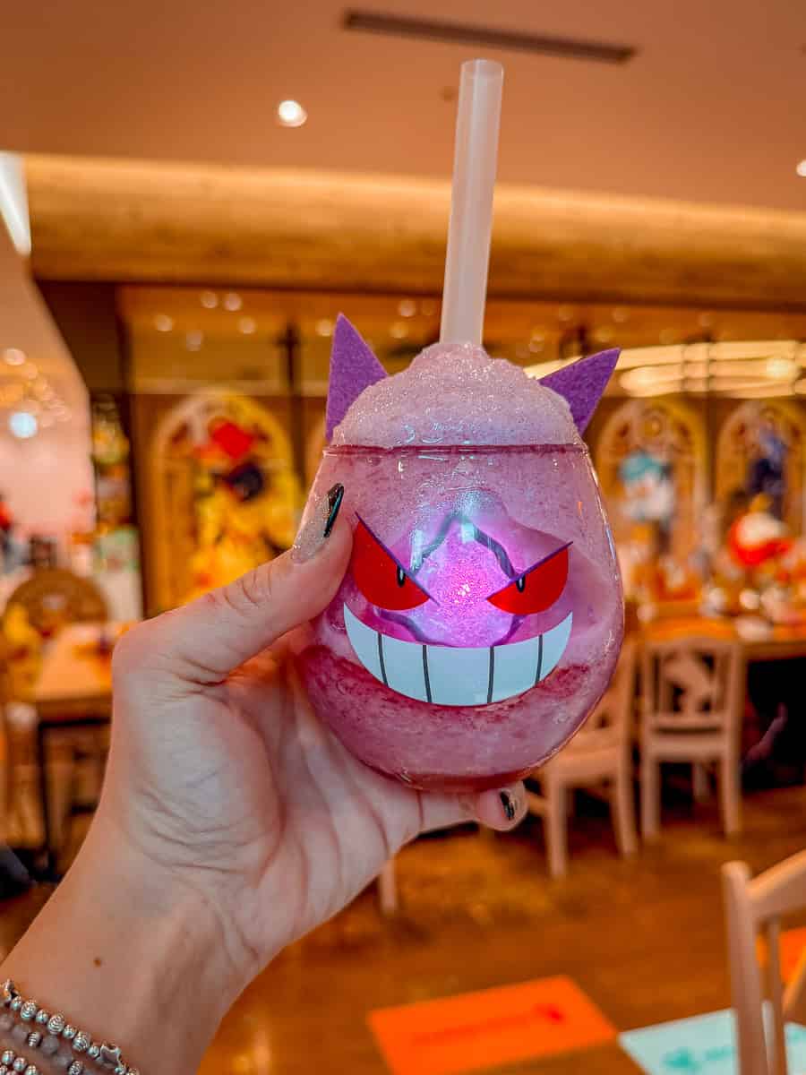 Gengar Drink Pokemon Cafe Japan