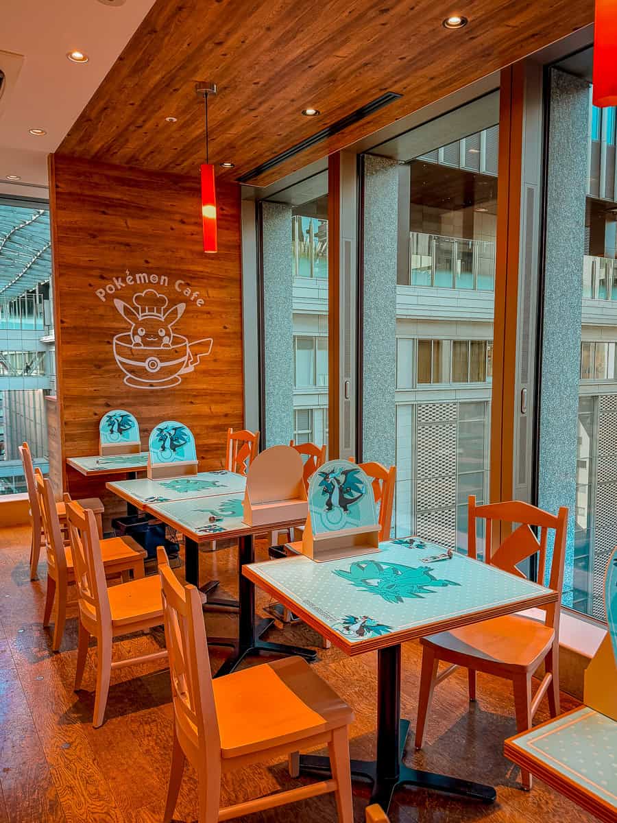 Inside Pokemon Cafe Japan