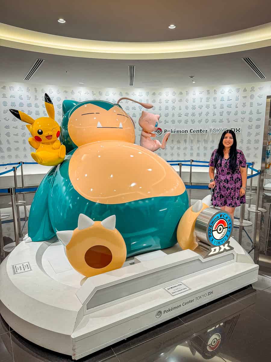 Snorlax in Pokemon Center DX tokyo