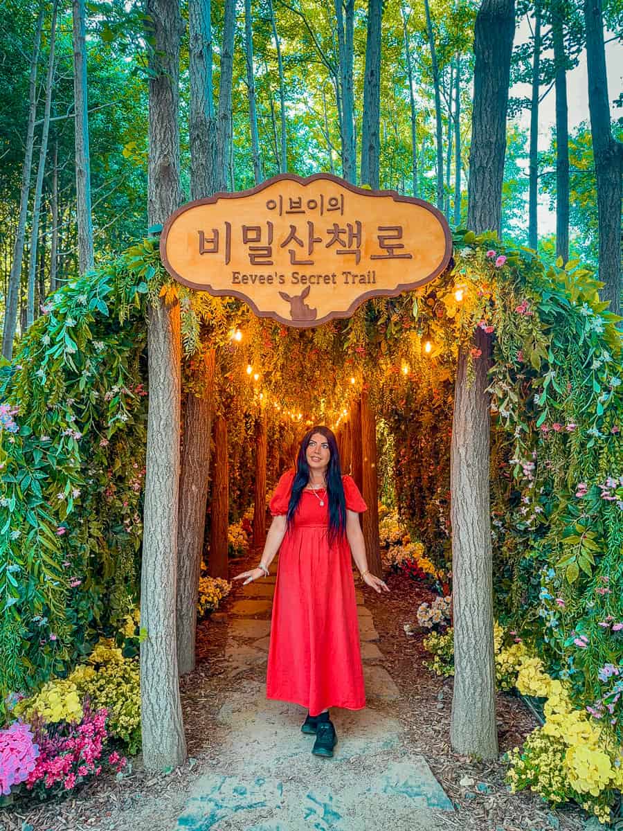 Metamong Playground in Seoul - A Complete Visitor Guide! 32 Eevee's Secret Trail Pokemon Secret Forest