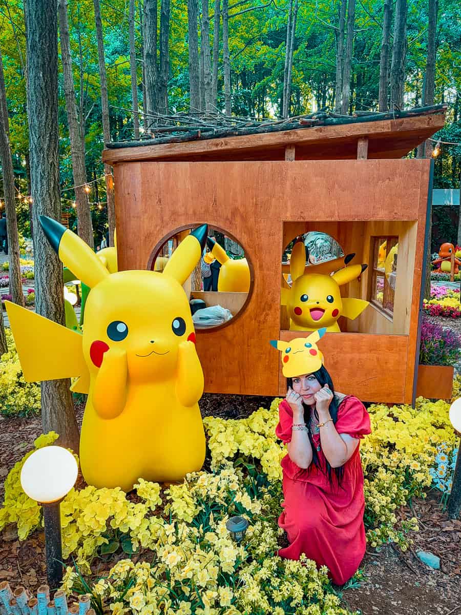 Metamong Playground in Seoul - A Complete Visitor Guide! 30 Pokemon Secret Forest Pikachu Hat