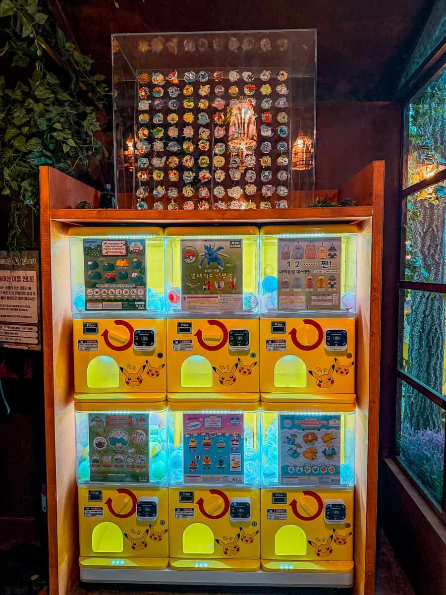 Pokémon Secret Forest in Seoul - A Complete Visitor Guide! 18 Pokemon Secret Forest Urban Gachapon Machines