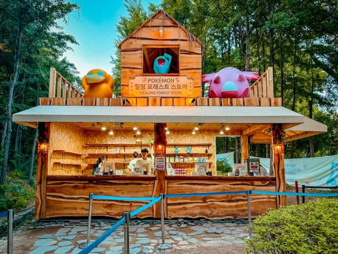 Pokémon Secret Forest in Seoul - A Complete Visitor Guide! 27 Pokemon Secret Forest Store Pokemon Healing