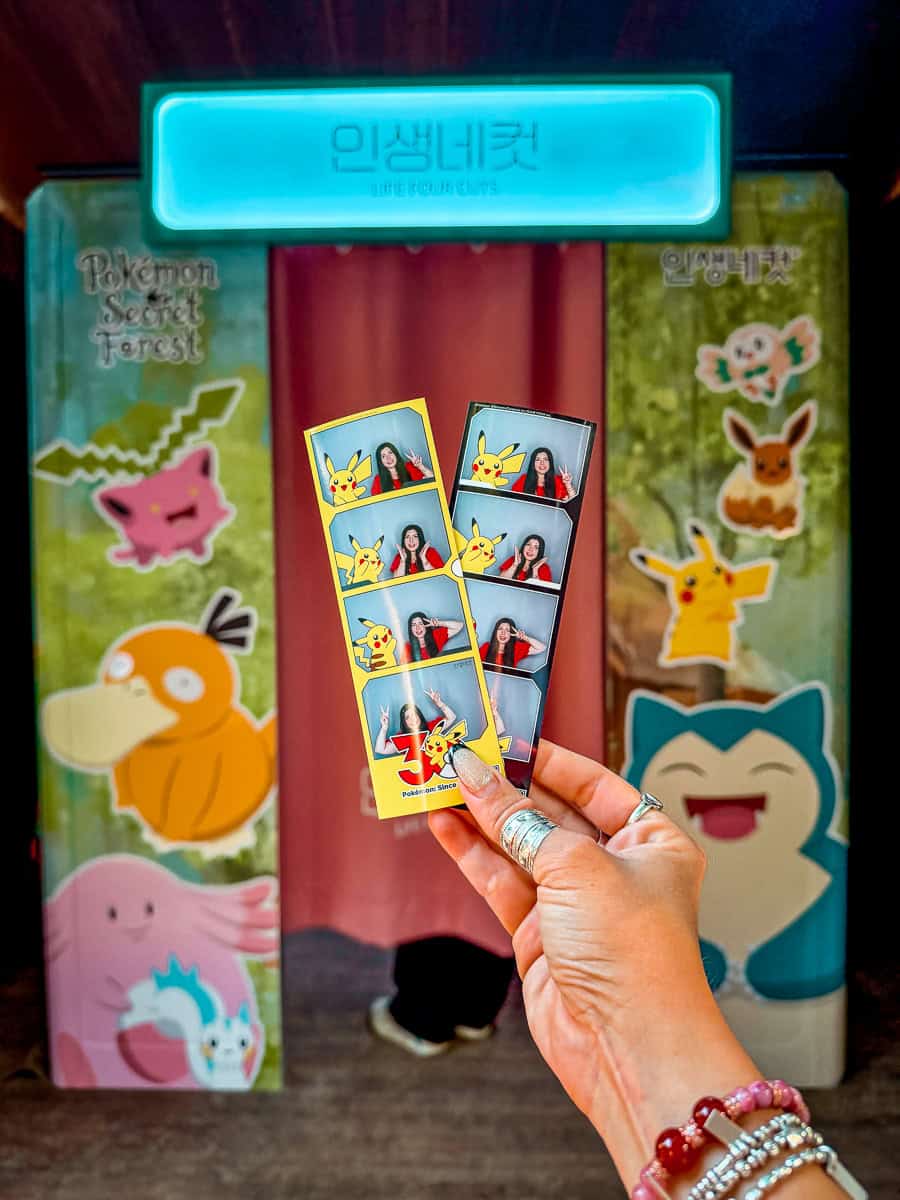 Metamong Playground in Seoul - A Complete Visitor Guide! 15 Pokemon Secret Forest Photobooth