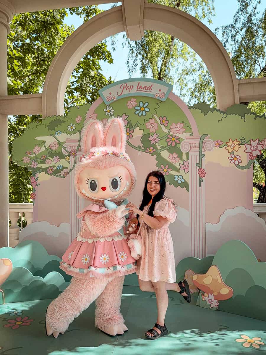 Popland Beijing - How to Visit the Labubu Theme Park in China (2026)! 36 Popland Mokoko Character Greeting