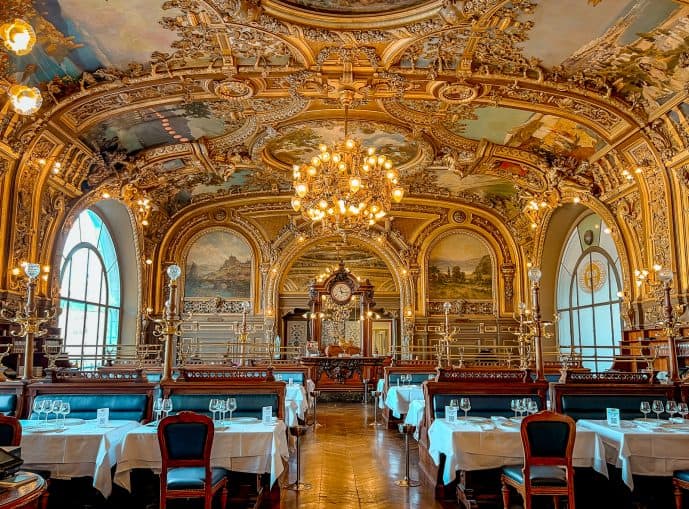 What it's really like to dine at the legendary Paris restaurant Le Train  Bleu - The Earful Tower