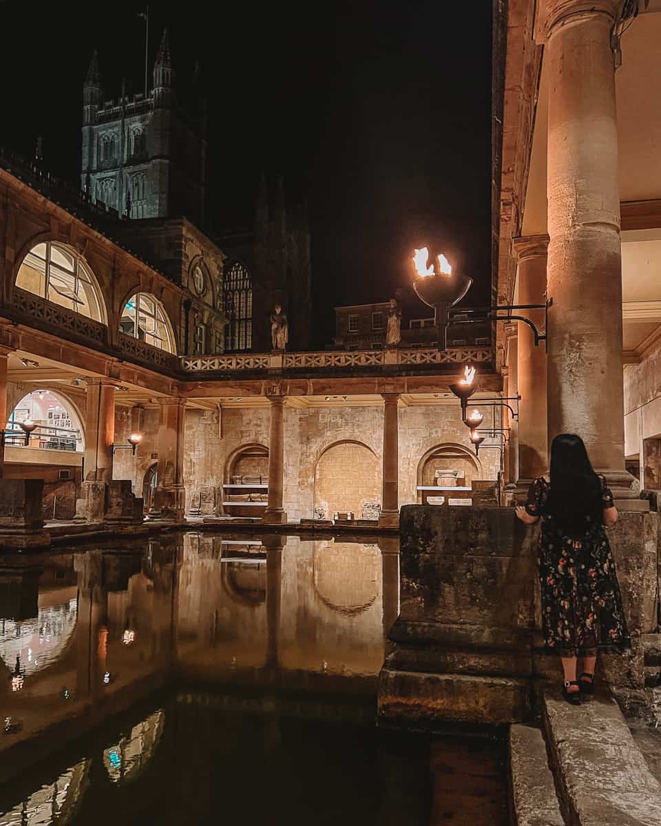 Roman Baths At Night - Why You Must Visit The Magical Torchlit