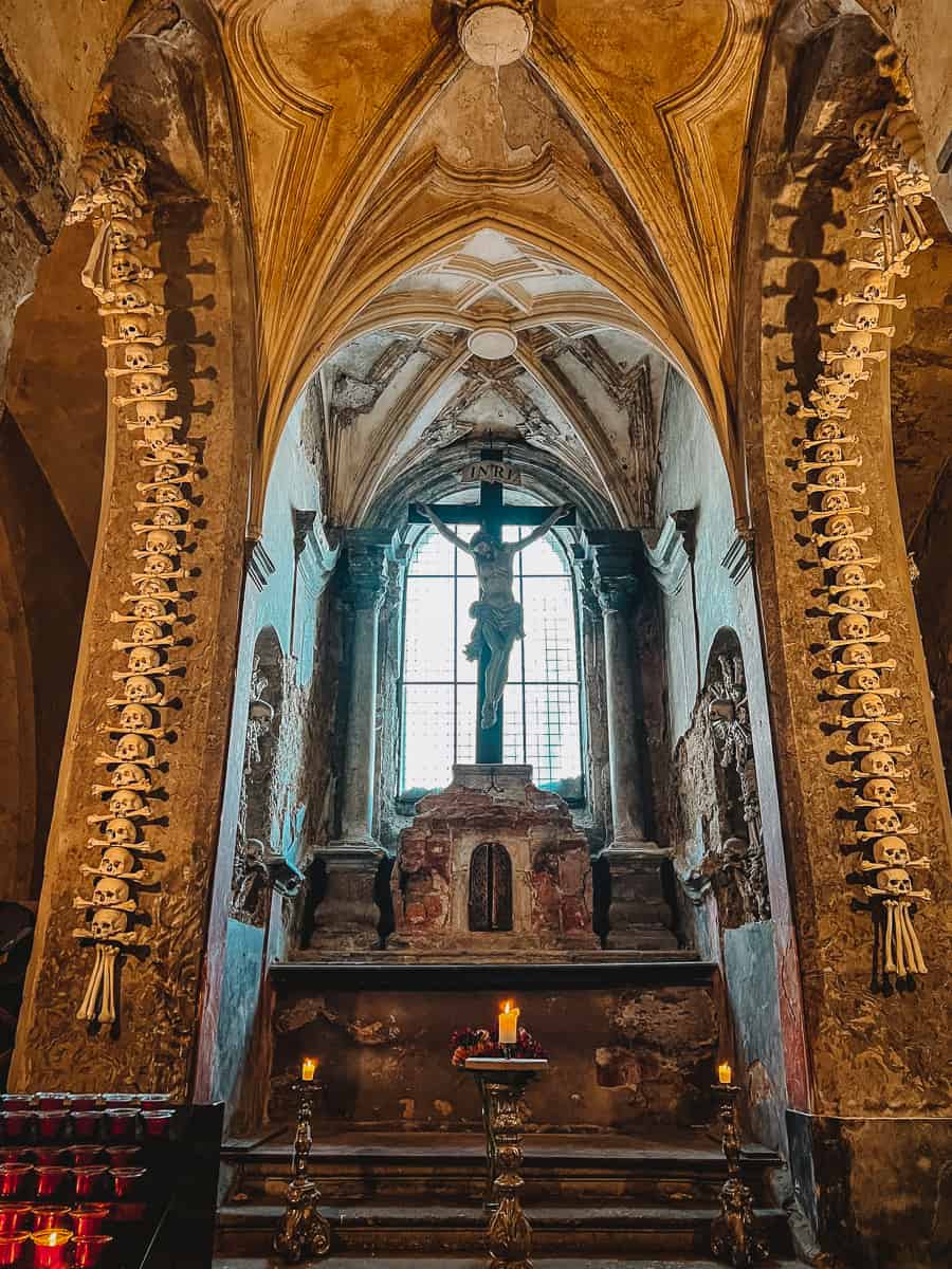 Sedlec Ossuary Altar