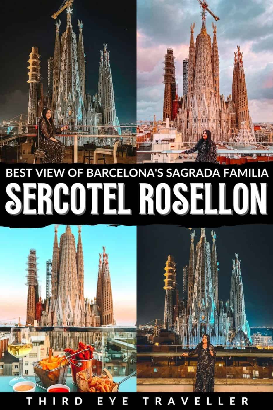 Sercotel Rosellon Barcelona Review (2023) - Best View of Sagrada Familia! 37 Sercotel Rosellon Rooftop Sagrada Familia View