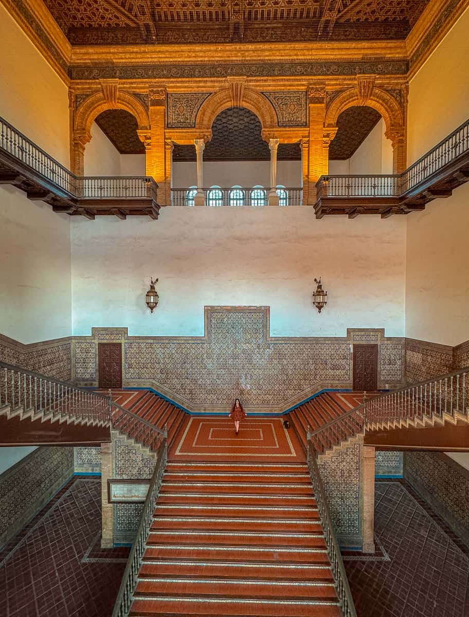 Plaza de España in Seville - Visit Naboo from Star Wars (2026)! 17 Plaza de Espana staircases