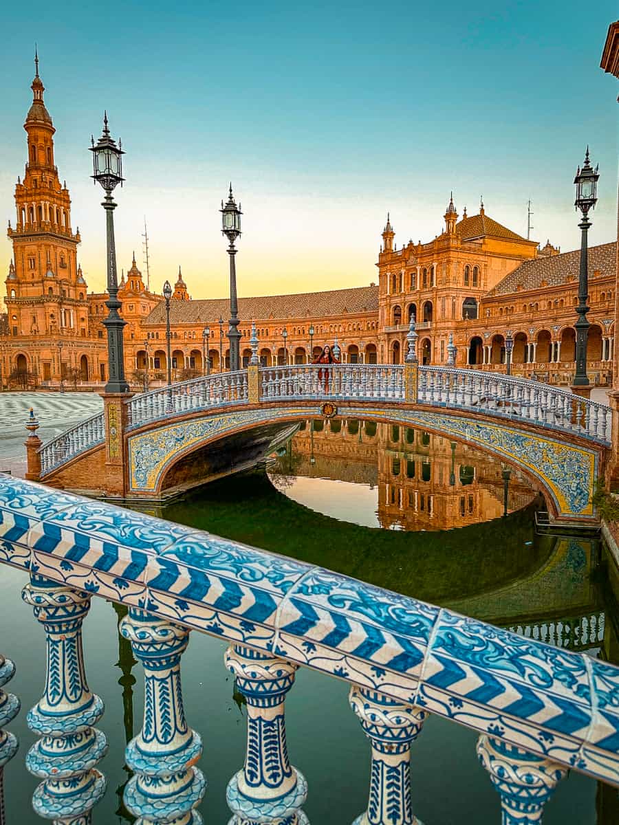 Plaza de España in Seville - Visit Naboo from Star Wars (2026)! 13 Seville Plaza de Espana bridge