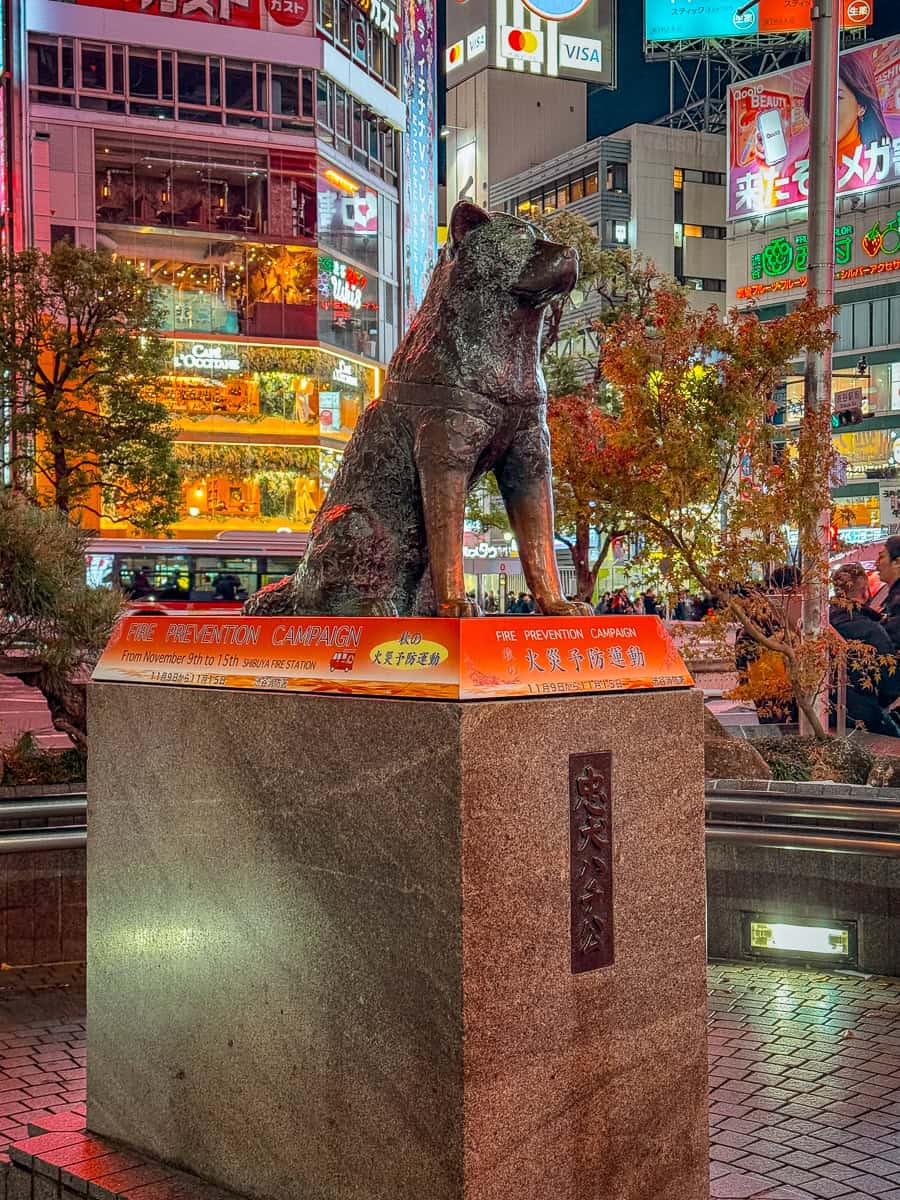 Shibuya Hachiko statue Tokyo