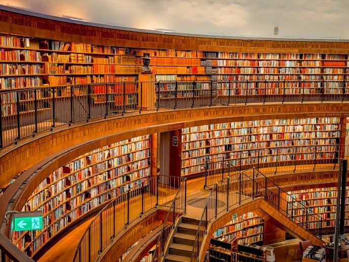 Stockholm Public Library Round reading room 