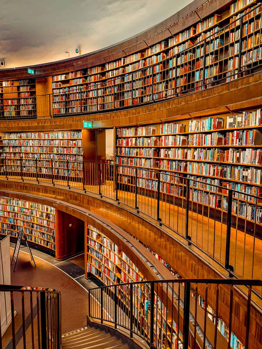 Stockholm Public Library Round reading room 