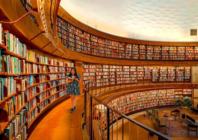 Stockholm Public Library Round reading room 