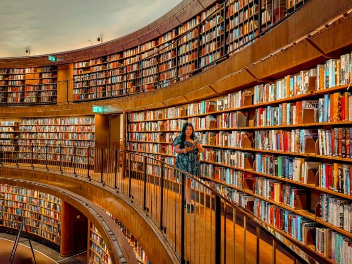 Stockholm Public Library Round reading room 