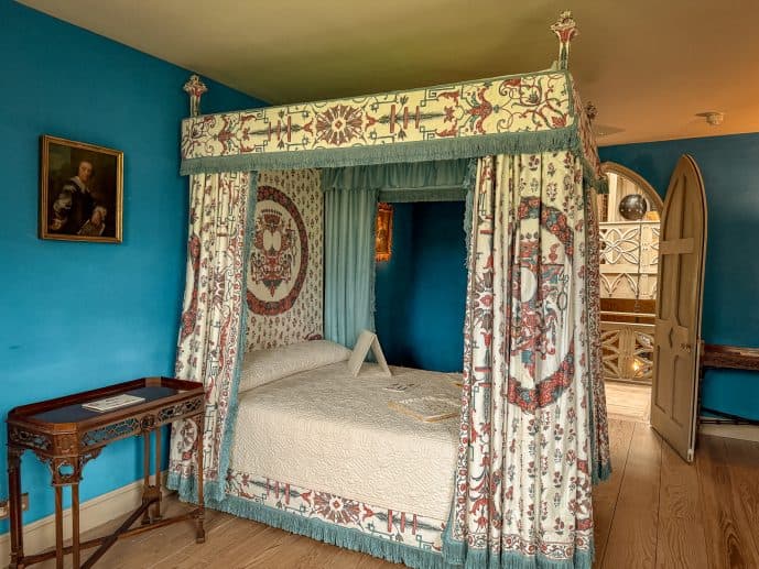 Strawberry Hill House - Visit Horace Walpole’s Little Gothic Castle (2026)! 5 Blue Bedchamber Strawberry Hill House