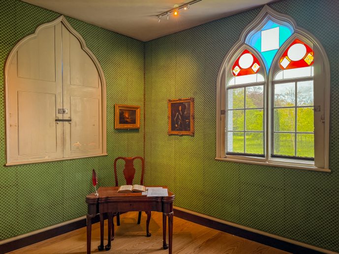 Strawberry Hill House - Visit Horace Walpole’s Little Gothic Castle (2026)! 20 Green Cabinet Horace Walpole's Writing Desk