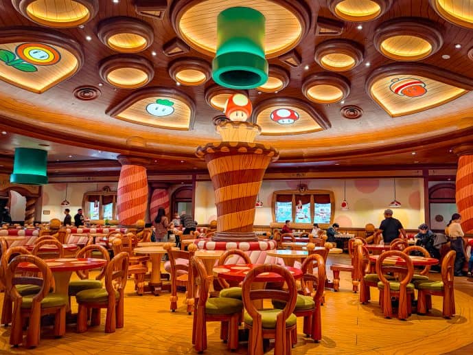 How to Reserve Kinopio’s Café at Super Nintendo World Japan (2026)! 2 Kinopio's Cafe Super Nintendo World Japan