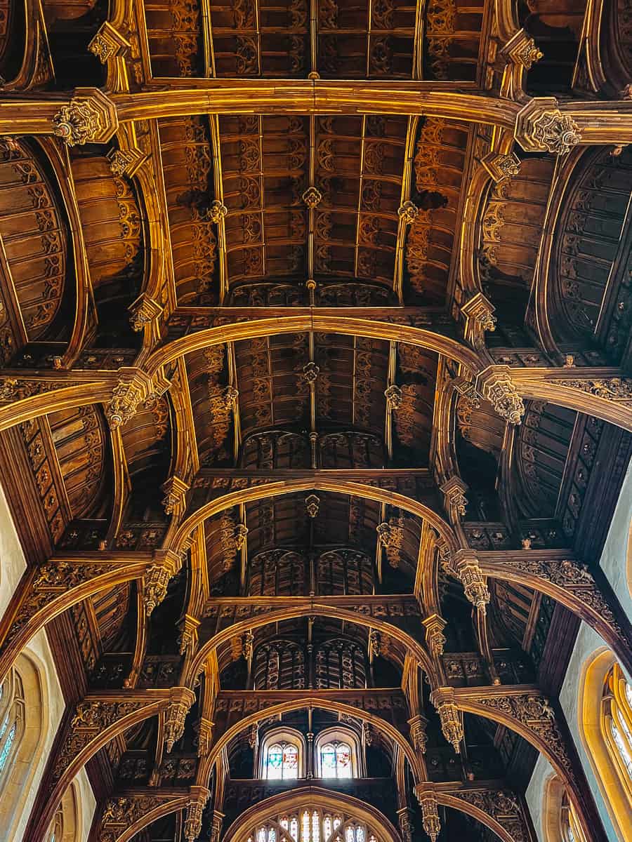 Hammberbeam Ceiling of the great hall