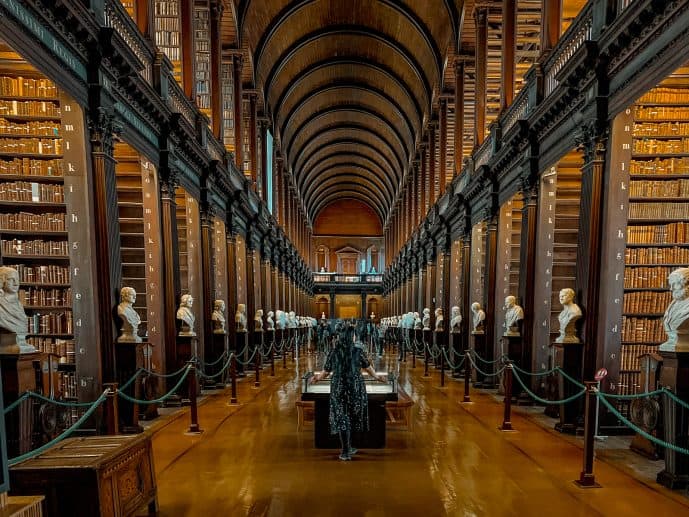 Book of Kells Trinity College Long Room Harry Potter