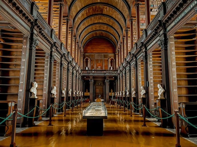 Long Room Trinity College Book of Kells