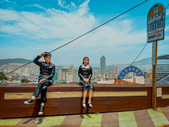 Gamcheon Culture Village - Things to do in the Colourful Maze of Busan (2026)! 41 Gamcheon Bus Stop Statues