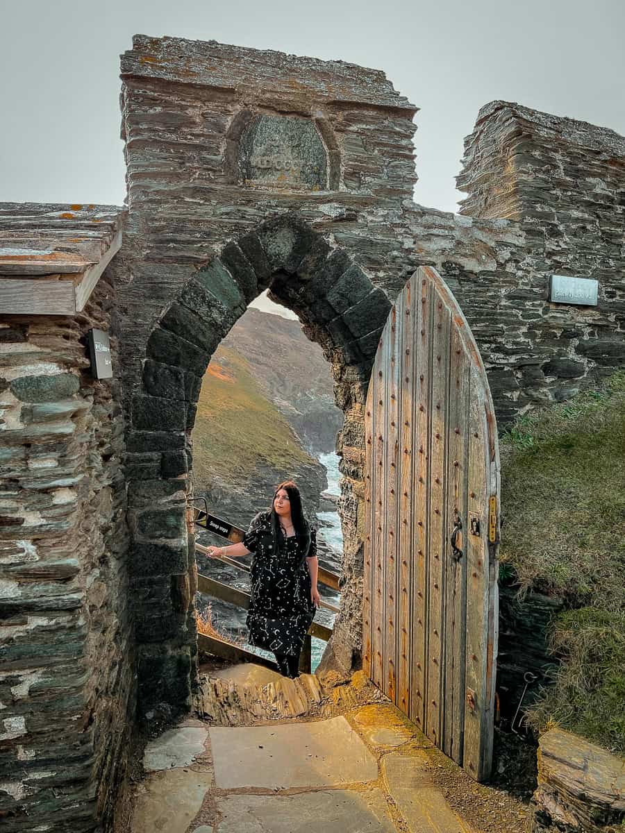 Tintagel Castle Door Cornwall