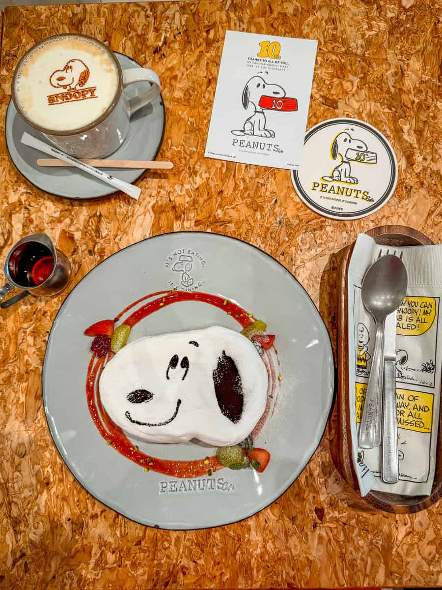 Snoopy Cafe Snoopy Pancake