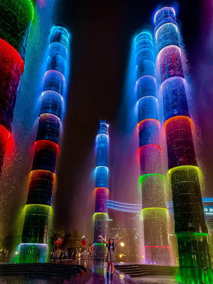 Tower of Life SKP Chengdu Bamboo Fountain